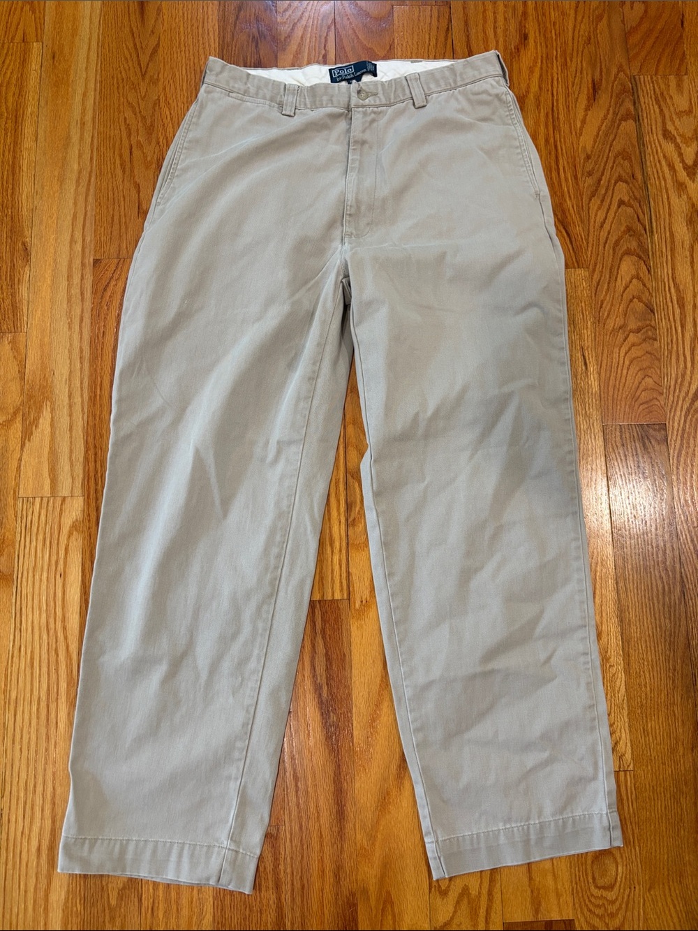 Polo by Ralph Lauren Tan Straight-Leg Chinos